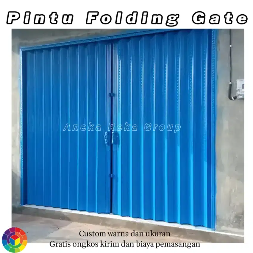 Pintu Rolling Door Folding Gate Untuk Garasi Kios warung