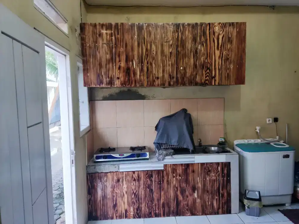 Kitchen set kayu jati belanda