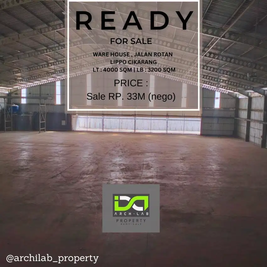 Di Jual Gudang Industri Jalan Rotan Delta Silicon 3