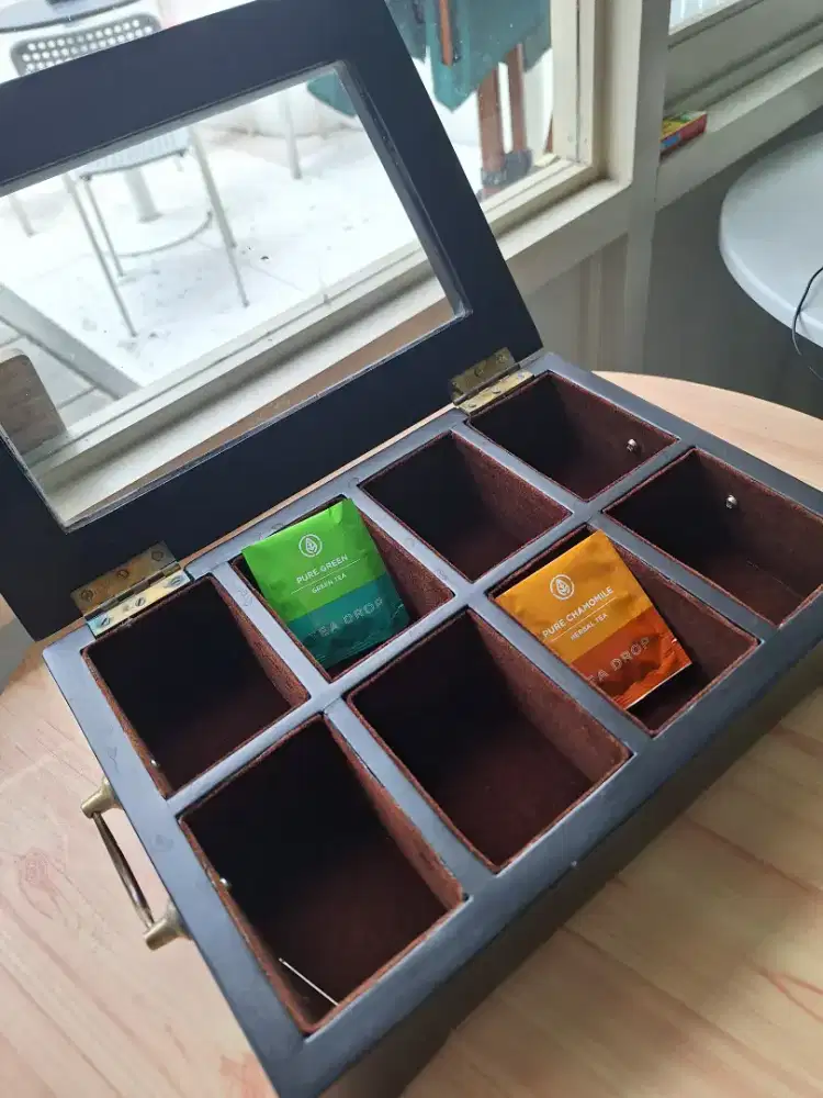 Jual box teh dari kayu