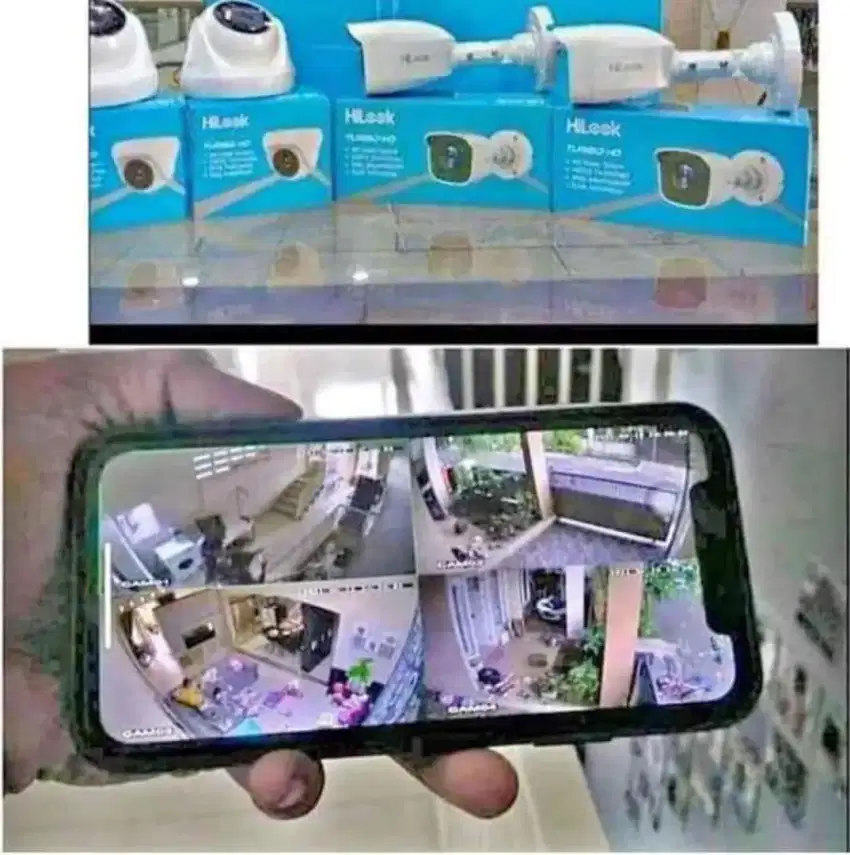 PAKET KAMERA CCTV LENGKP SIAP PASANG