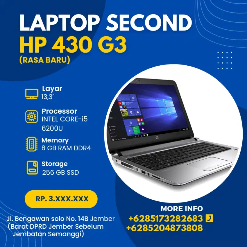 LAPTOP HP 430 G3 CORE I5 GEN6