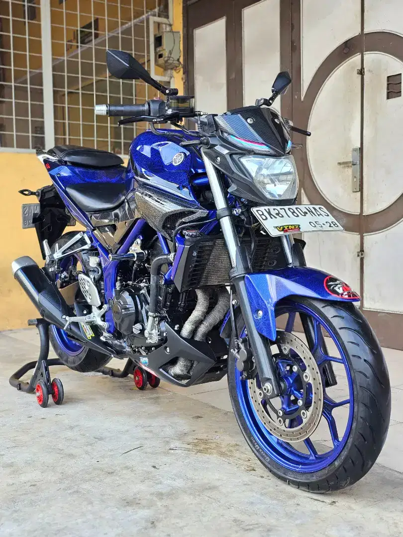 Yamaha MT25 / MT 25 2018, Warna Favorit Blue Premium Metalic.