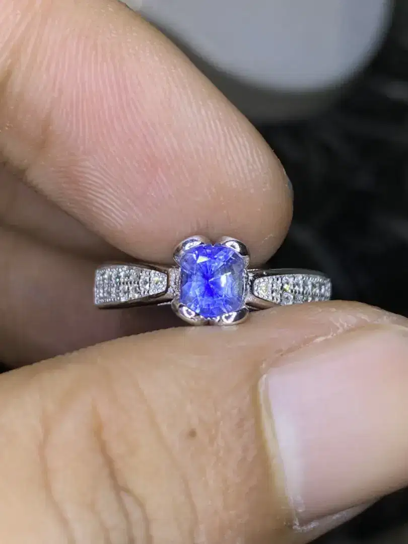 Blue Sapphire 0.64 ct Ring Perak