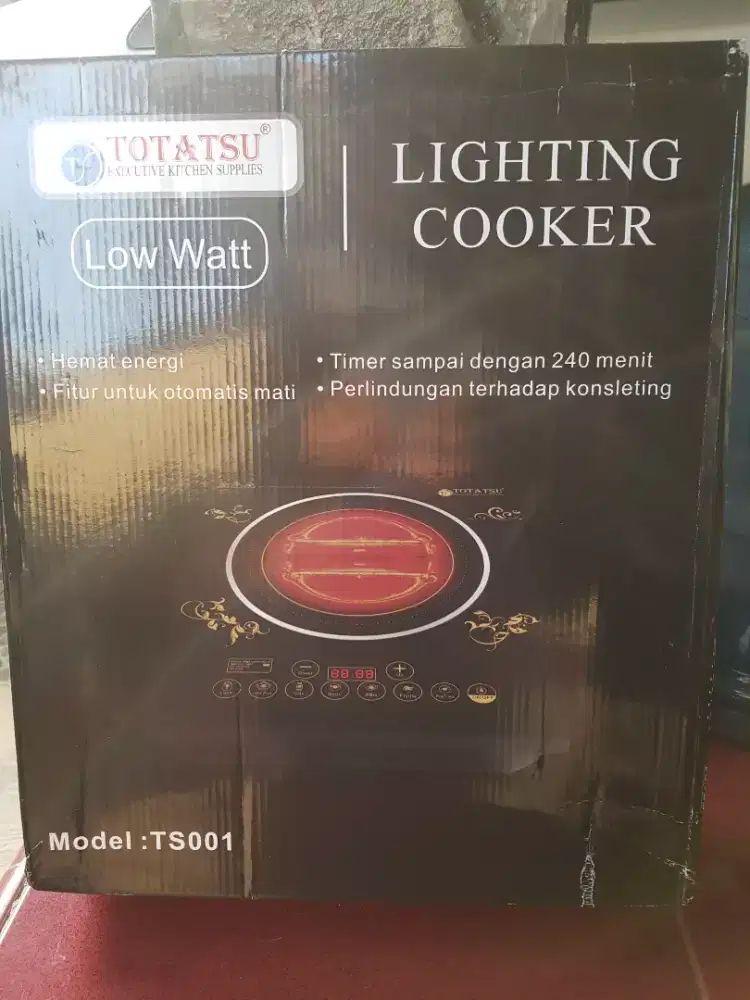 Kompor listrik merk Tosaka kondisi BARU Low Watt