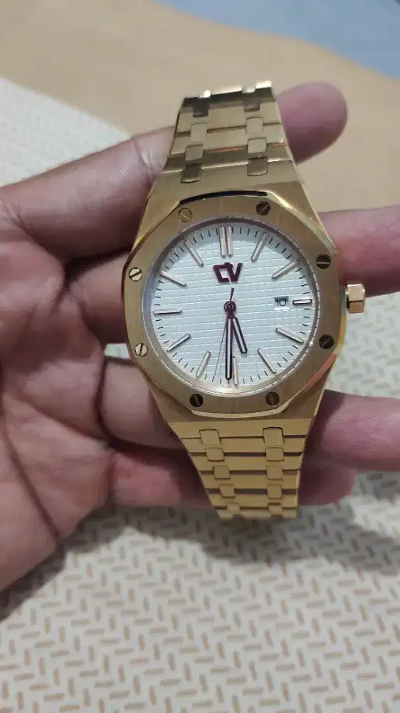 Jam Tangan merk Christ Verra Pria Tipe 10812G-15 Original