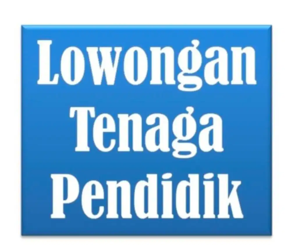 Lowongan assistant teacher part time