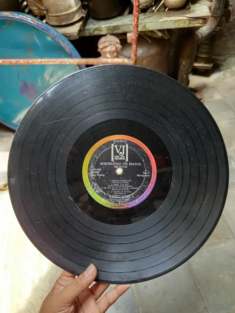 Piringan Hitam Vinyl Langka Introducing The Beatles Vee-Jay Records