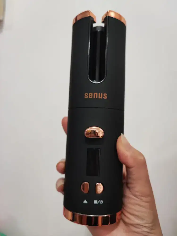 Senus portabel pengeriting rambut