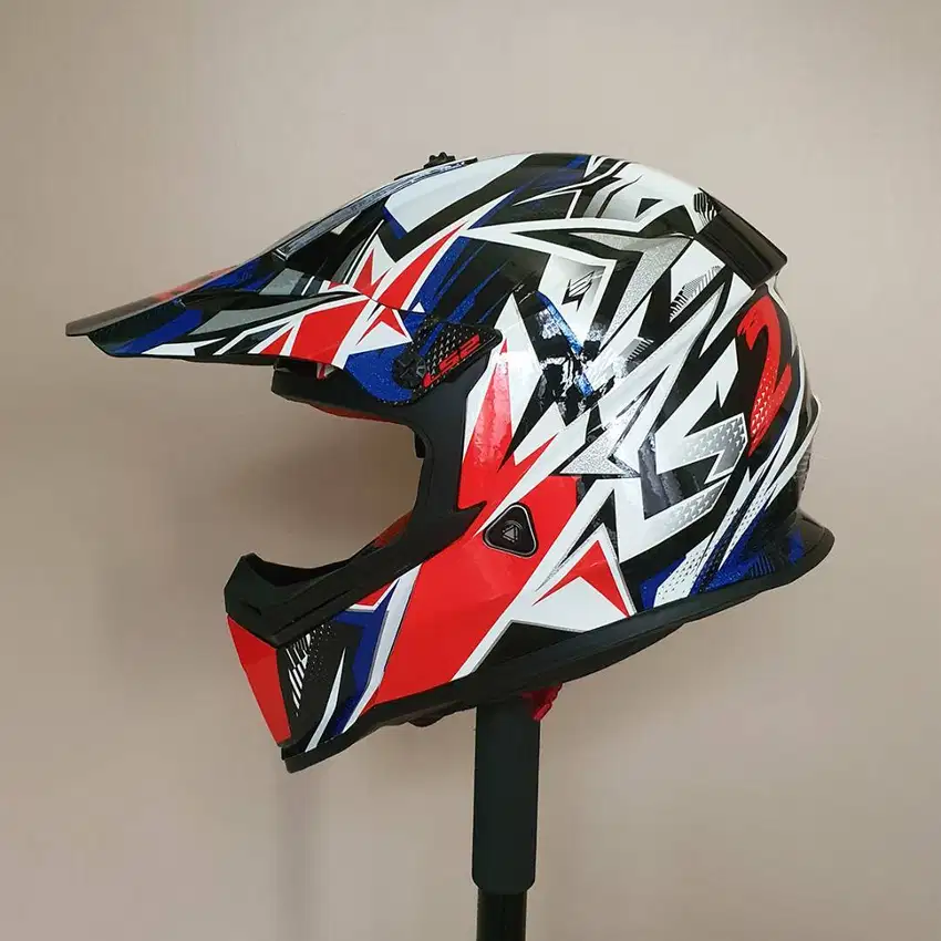 Helm Motorcross LS2 MX437 Fast Strong MX Helmet Trail Supermoto