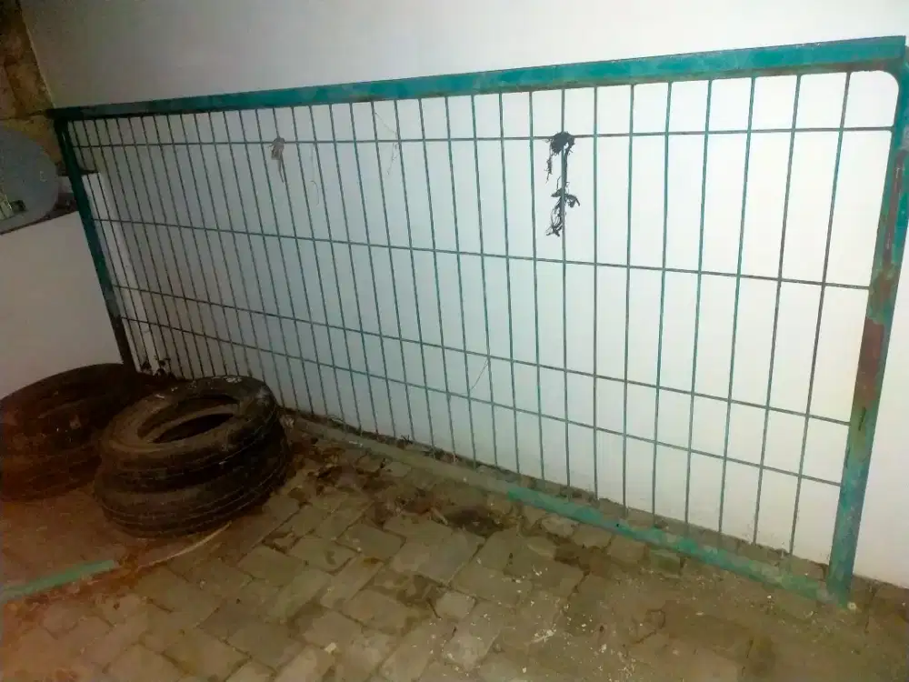 Pagar BRC warna hijau tinggi 1,5,lebar 2,9