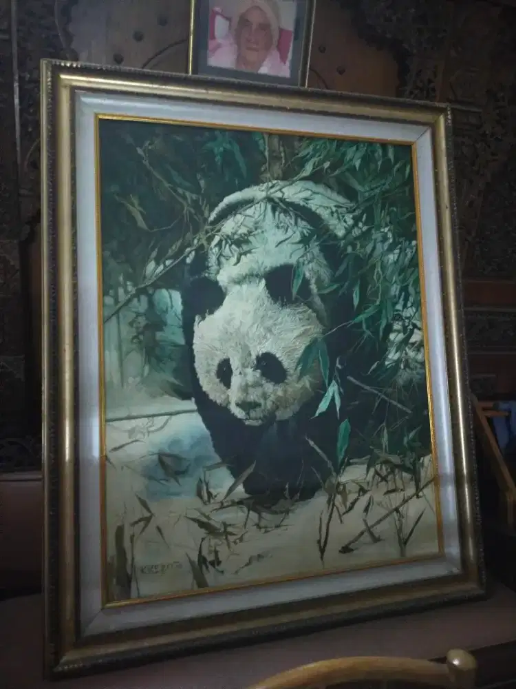 LUKISAN CAT MINYAK ORIGINAL MEDIA KANVAS+SERTIFIKAT