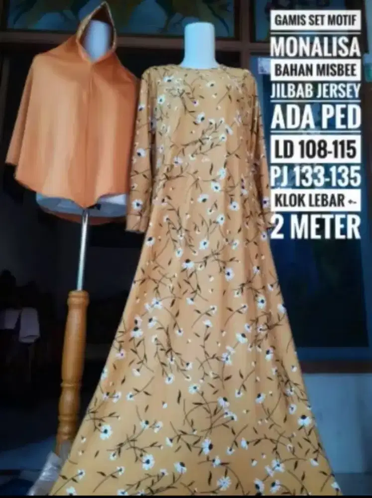 Gamis Monalisa Set Jilbab