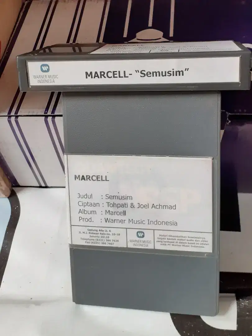 VIDEO CASSETTE BETACAM MUSIC MARCELL - SEMUSIM