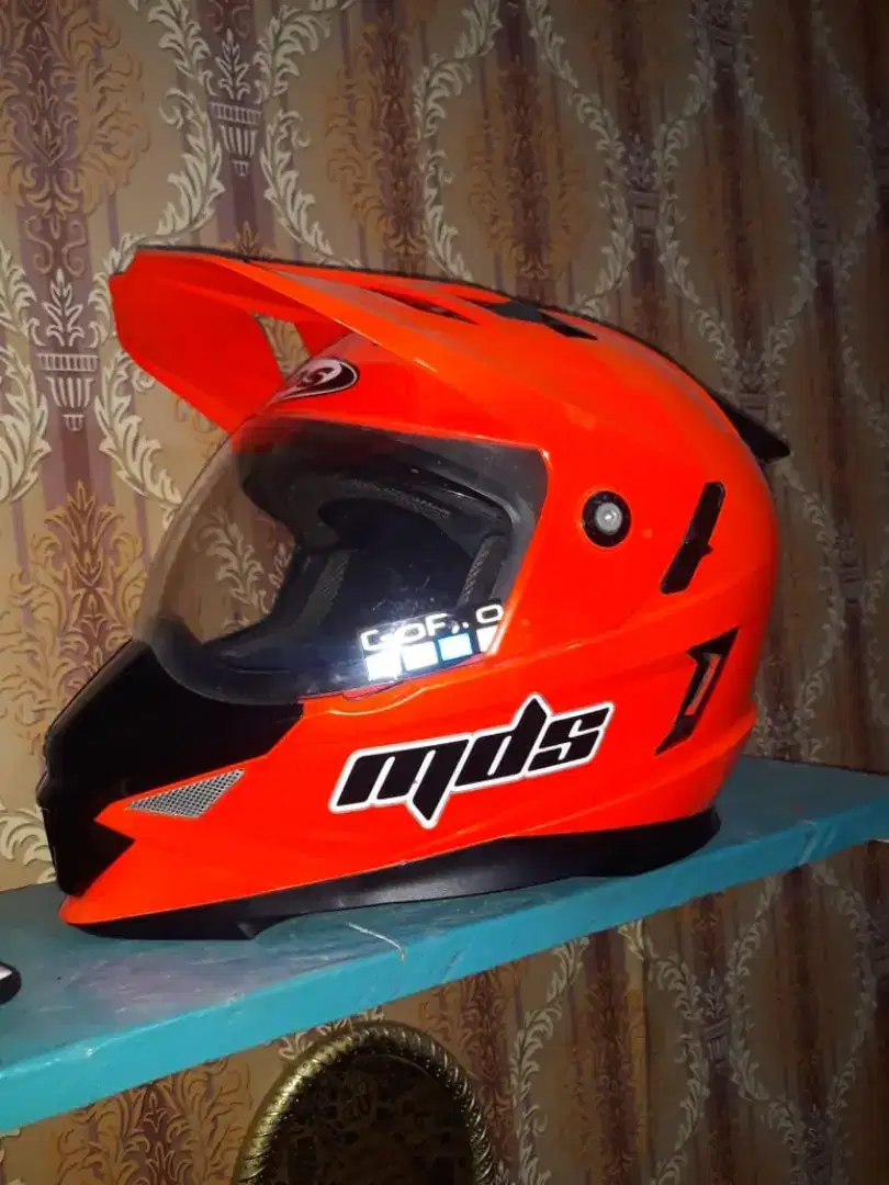 Helm mds fullface double visor kondisi bagus dan No Minus