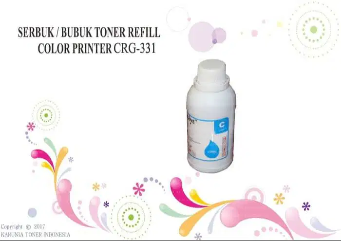 Serbuk Toner Reffil Color Canon CRG-331 131 LBP7110Cw LBP7100Cn MF821