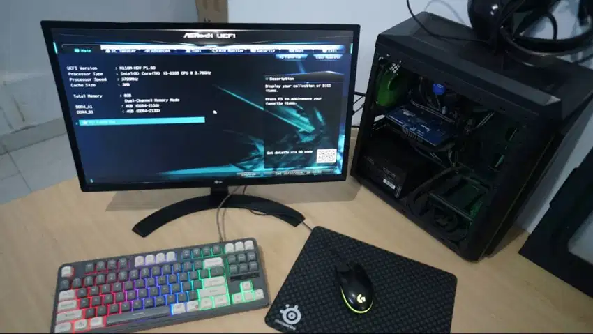 PC Intel i3 + 1030 + Monitor 24 inch IPS