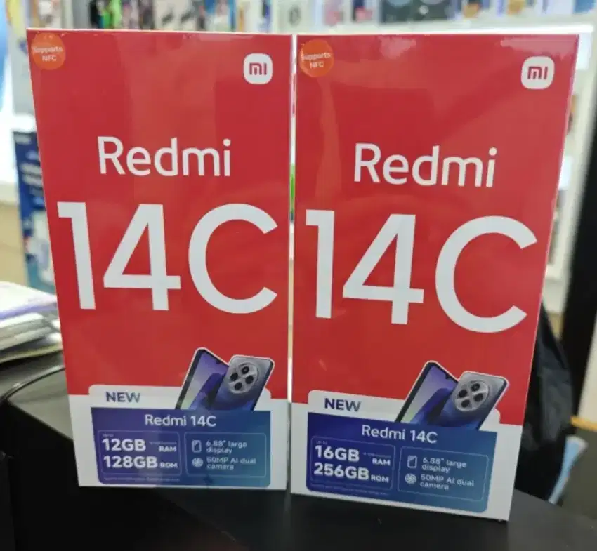 redmi 14c 6gb 128gb resmi gres dijamin baru