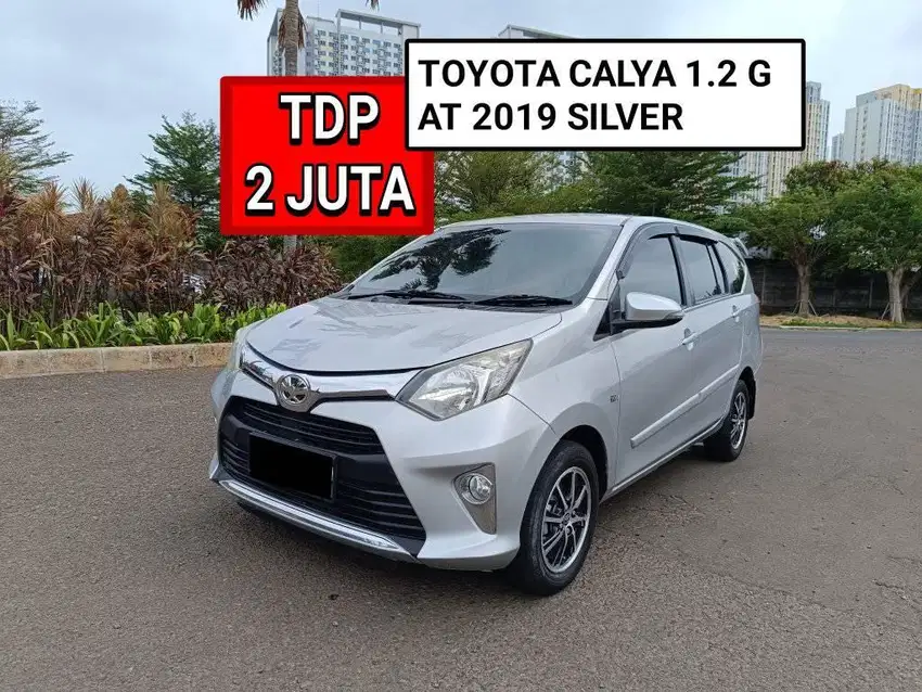 TOYOTA CALYA 1.2 G AT 2019 SILVER PROMO MURAH DP MINIM 2 JUTA