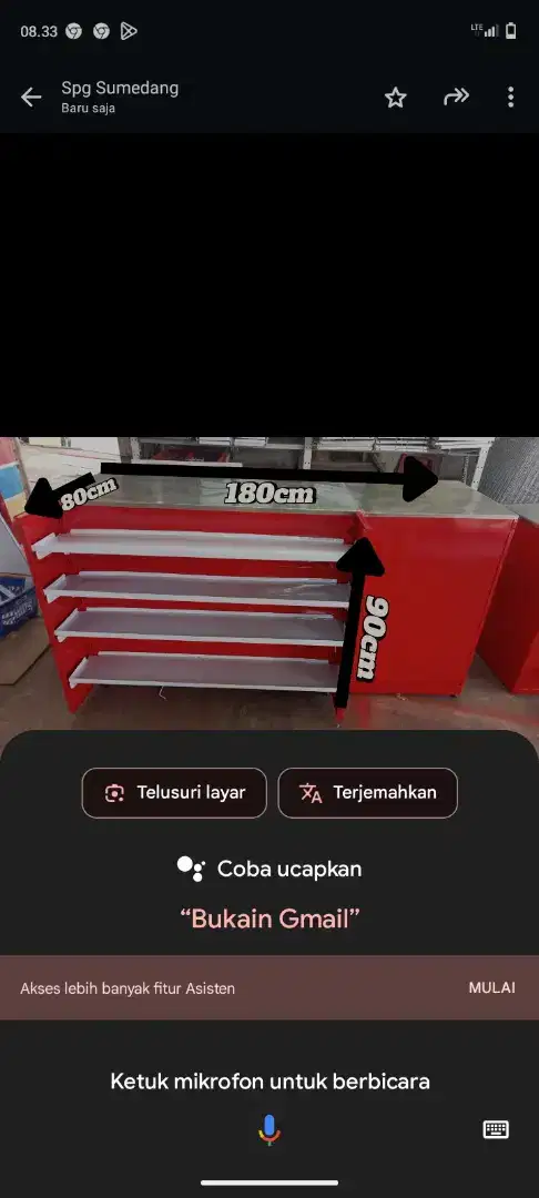 Jual rak bekas murah