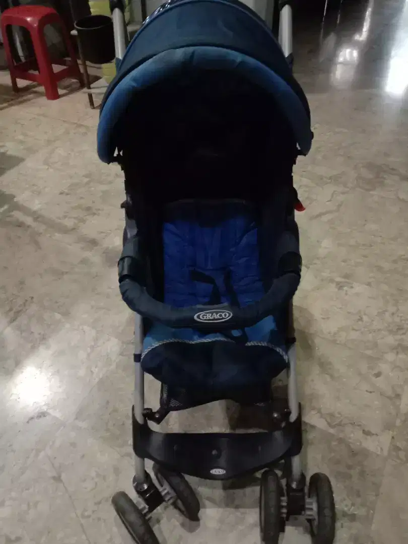 Stroller Bayi Graco biru