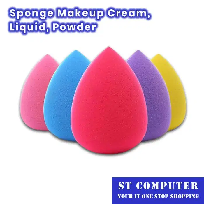 Sponge Makeup Cream, Liquid, Powder