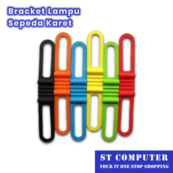 Bracket Lampu Sepeda Karet