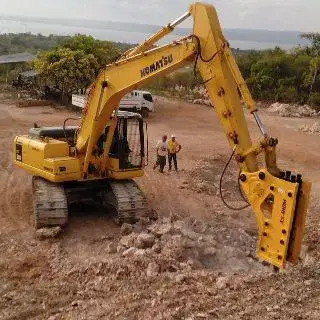 Breaker Excavator Pemecah Batu YJB AJCE Fine Summit Jisung Soosan