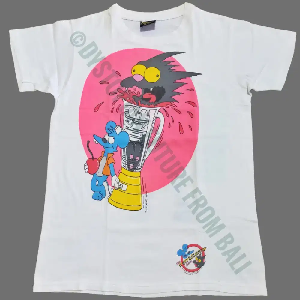 Vintage 1992 T-shirt The Itchy And Scratchy Show