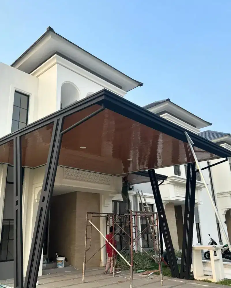 Kanopi alderon + pelapon pvc