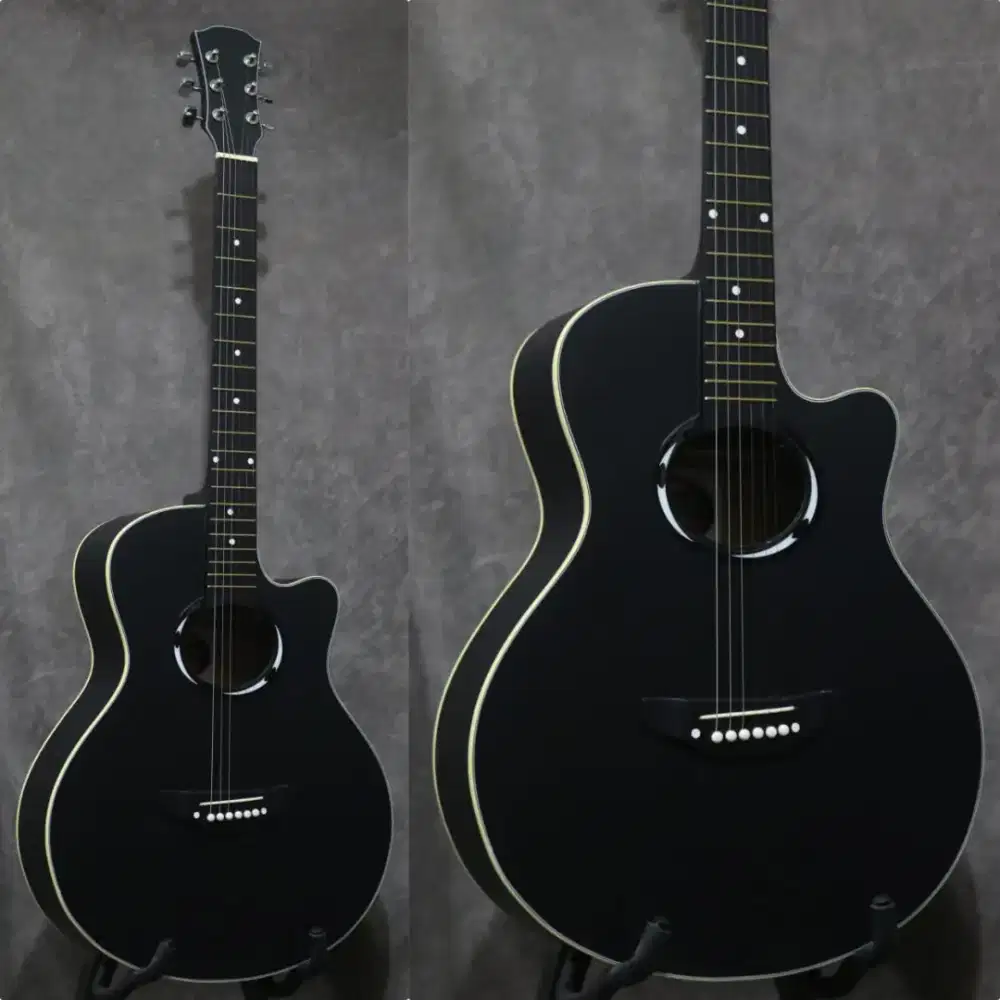 Gitar akustik tanam besi senar ceper