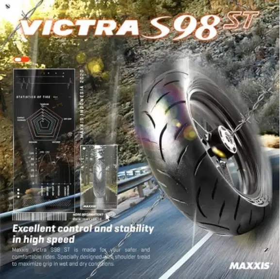 140/70-13 VICTRA Ban Motor Maxxis utk Nmax & Aerox & Honda PCX
