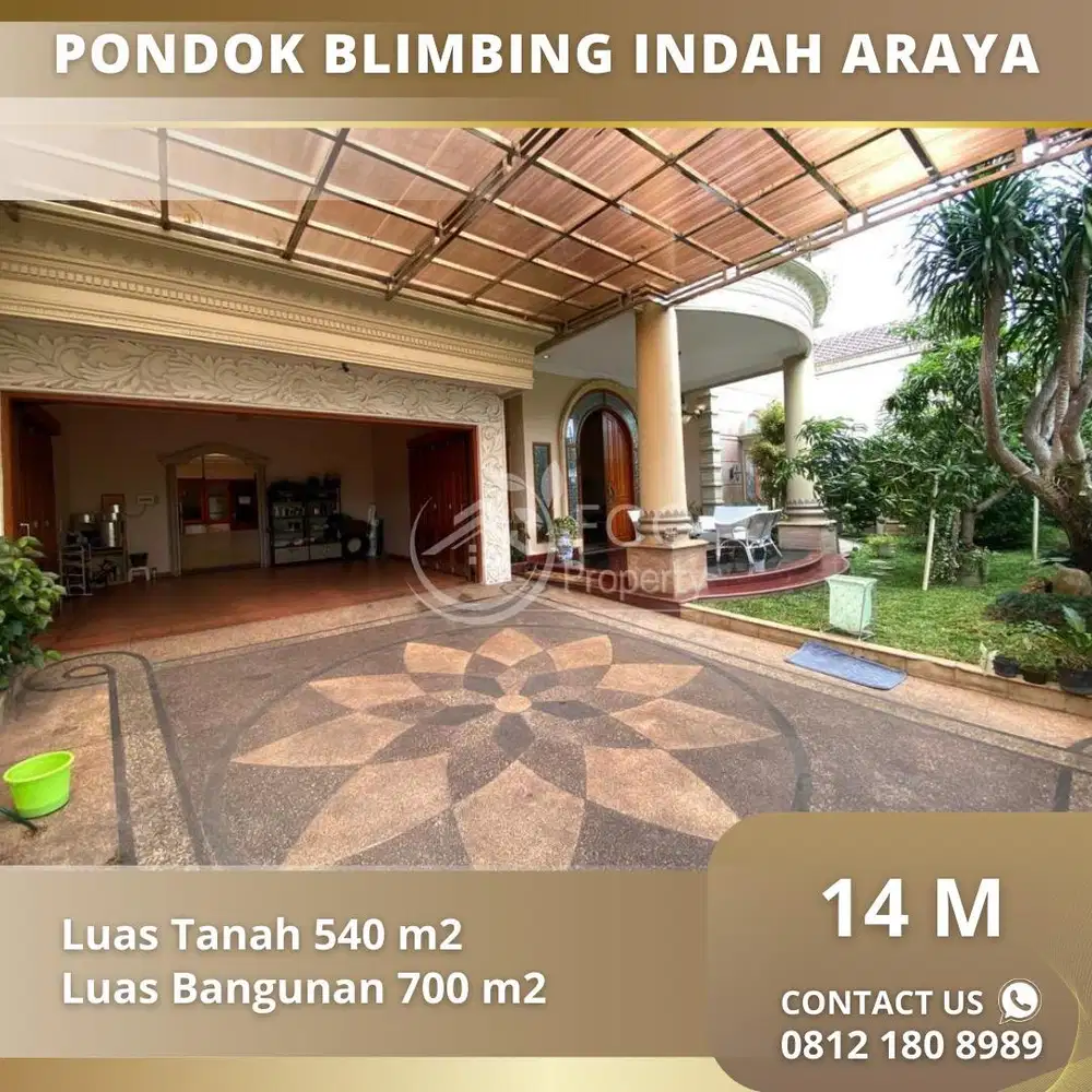 Rumah Mewah Pondok Blimbing Indah Araya Blimbing Malang Kota