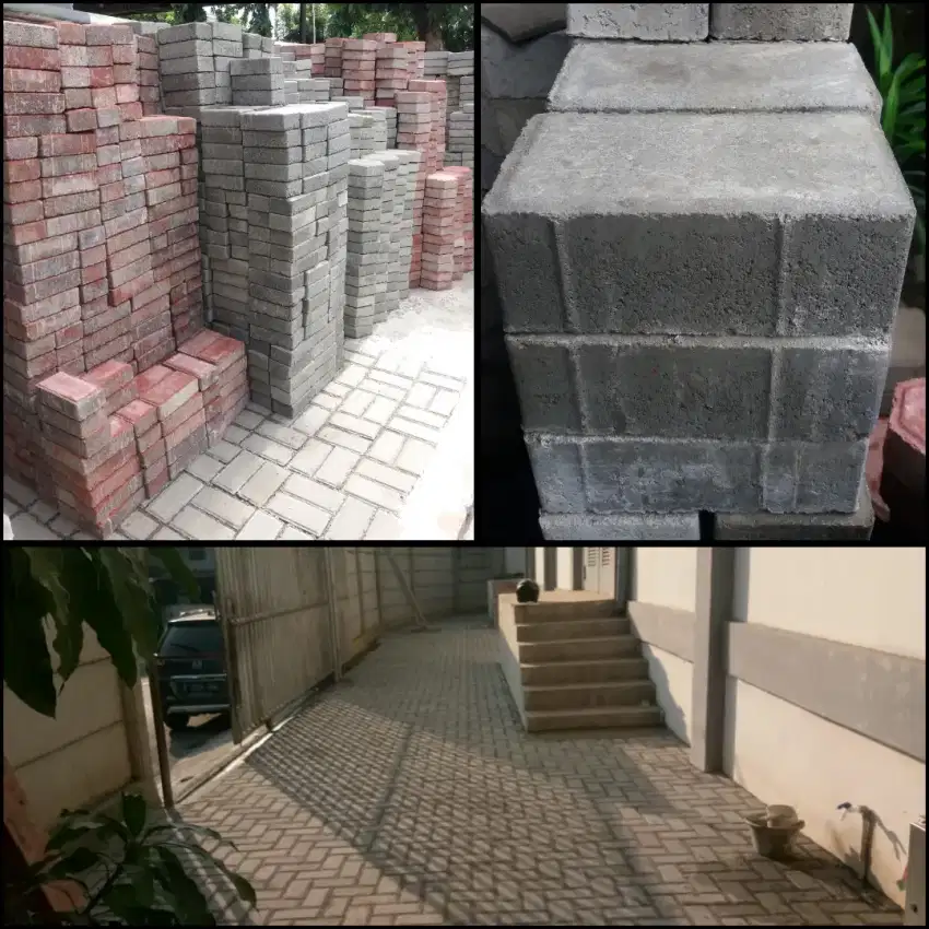 Paving block|Pavingblok|Conblock|Sanjayablock