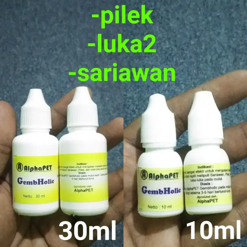 Obat sariawan, luka2 hewan