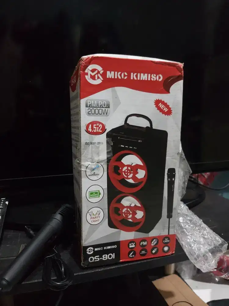 Speker + mic mantap kondisi baru