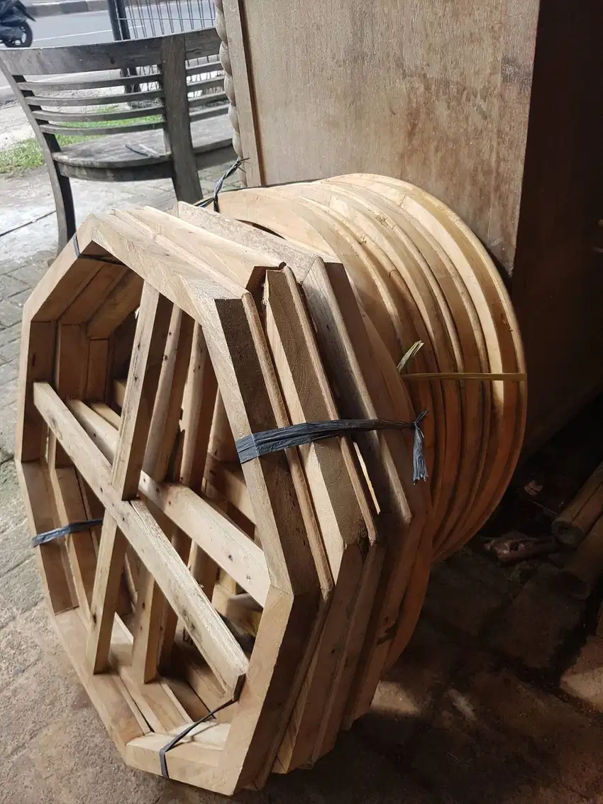 Ring untuk meja diameter 65cm kayu Jati