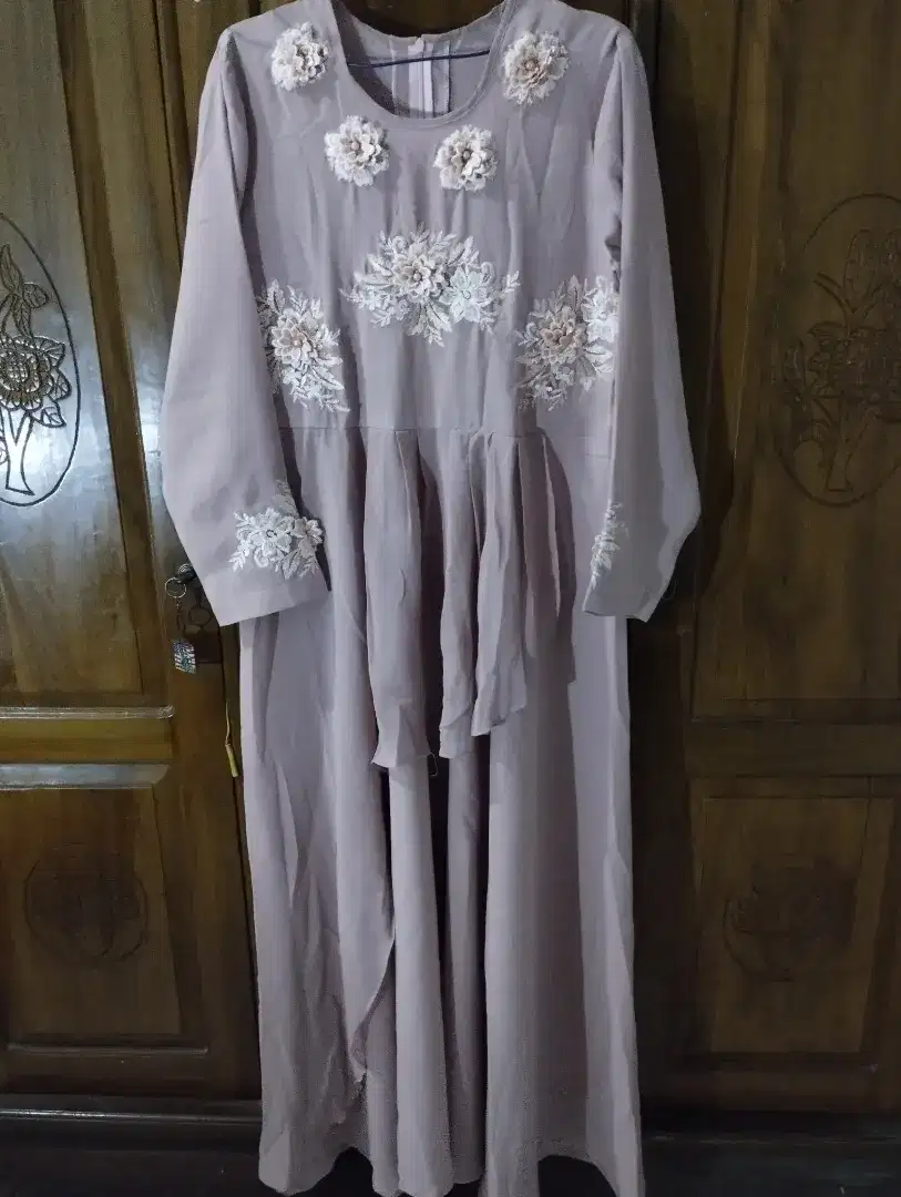 Gamis Jumbo Pink Salem