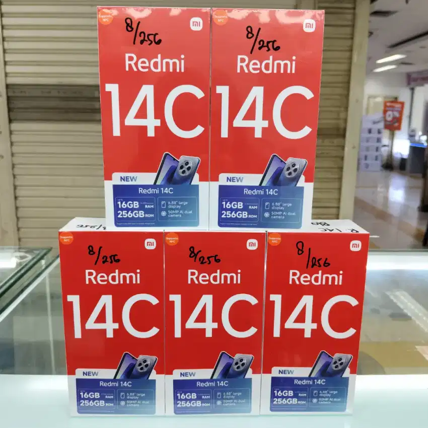 Xiaomi Redmi 14c ram 8gb+8gb/256gb nfc baru garansi resmi harga Promo