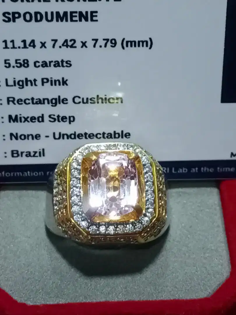 Natural Kunzite Spodumene