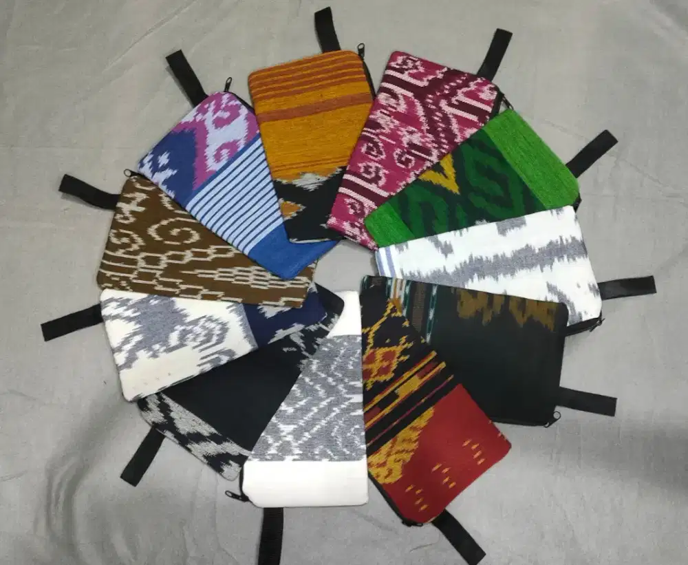 Souvenir Pouch Dompet Tenun Murah