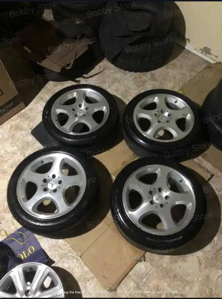 Jual Velg OEM W210 Avantgarde PN R17/ET37/Lebar 8,5 PCD 5x112