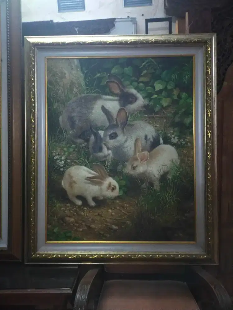 LUKISAN CAT MINYAK ORIGINAL MEDIA KANVAS+SERTIFIKAT