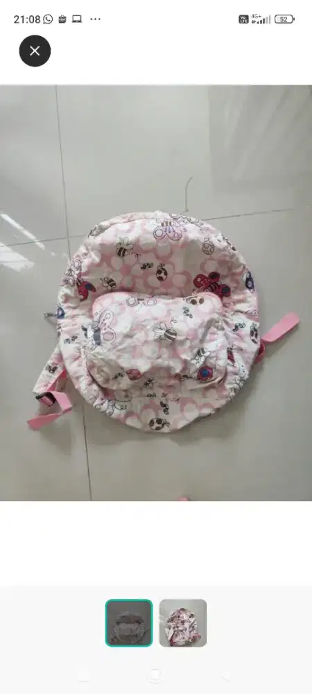 Tas ransel kain wanita besar murah