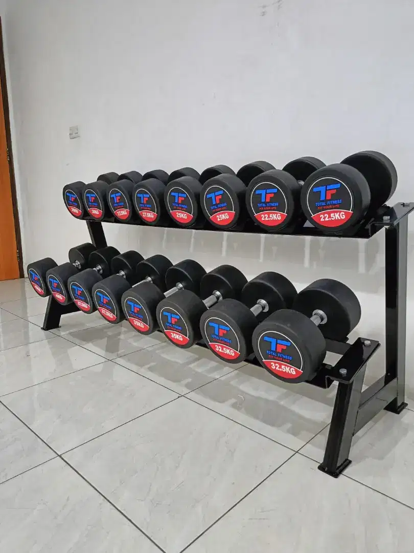 Alat fitness Dumble set rack 20 kg