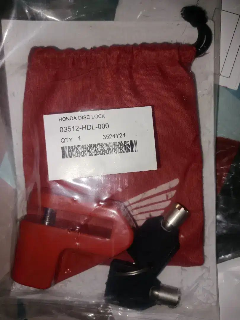 Gembok Chakram Honda Original