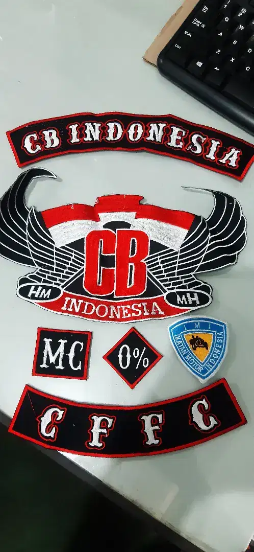 Bordir logo CB INDONESIA