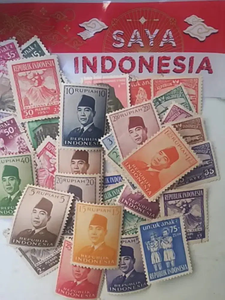 Perangko kuno Presiden Soekarno
