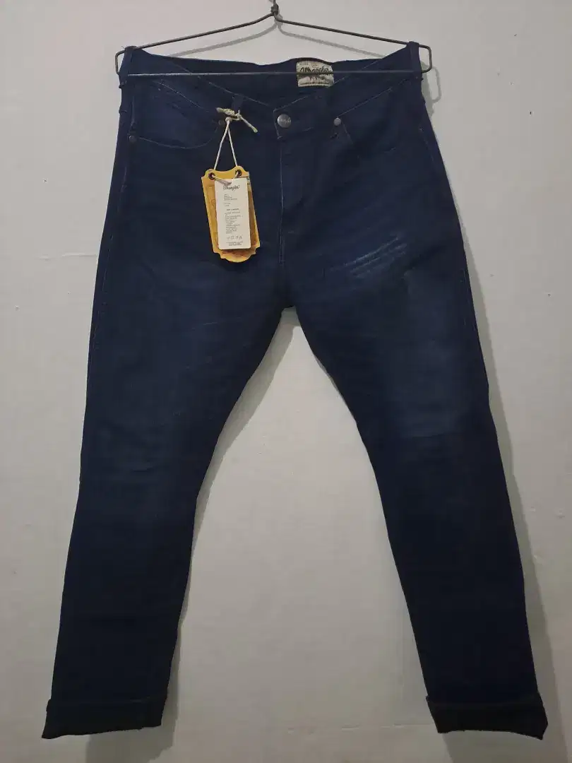 Celana jeans denim wrangler stretch slim fit