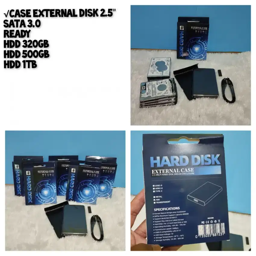 Promo Harddisk External 320GB 500GB Murah Bergaransi